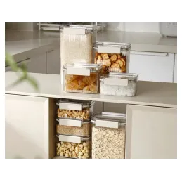 Ensemble de 5 boîtes alimentaires haut de gamme LUXBOX / Transparent