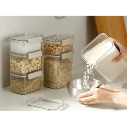 Ensemble de 5 boîtes alimentaires haut de gamme LUXBOX / Transparent