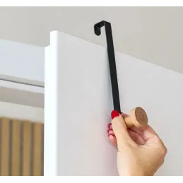 Patère design pour porte ANGELO S / Blanc mat
