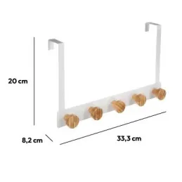 Portemanteau design pour porte ANGELO XL / Blanc mat