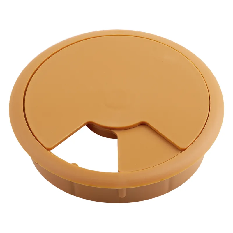 Passe-câbles en PVC 80 mm / hêtre