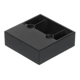 Pied en plastique 20 mm 60x60 / Noir mat