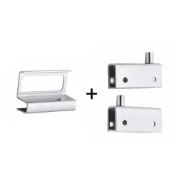 Rideau en dentelle pour vitre sans perçage avec fixation / Nickel