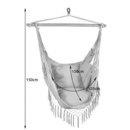 Fauteuil suspendu HAWAI / Gris
