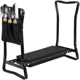 Banc de travail de jardin avec outils / Noir