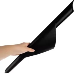 Set de 3 tapis de cuisson pour barbecue / Noir