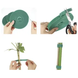 Ruban auto-agrippant de jardinage pour le jardin et les fleurs, 5 m / Vert