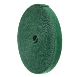 Ruban auto-agrippant de jardinage pour le jardin et les fleurs, 5 m / Vert
