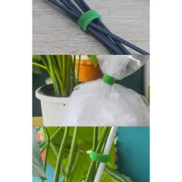 Ruban auto-agrippant de jardinage pour le jardin et les fleurs, 5 m / Vert