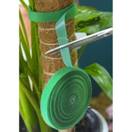 Ruban auto-agrippant de jardinage pour le jardin et les fleurs, 5 m / Vert