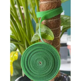 Ruban auto-agrippant de jardinage pour le jardin et les fleurs, 5 m / Vert
