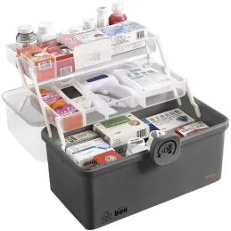 Organisateur de médicaments MEDIBOX / Noir