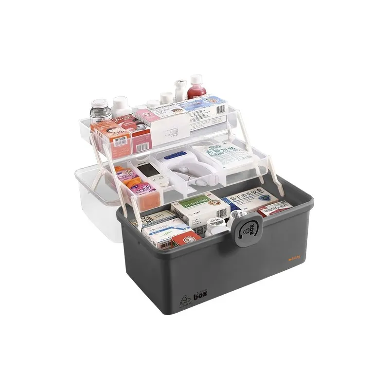 Organisateur de médicaments MEDIBOX / Noir