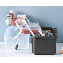 Organisateur de médicaments MEDIBOX / Noir