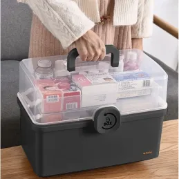Organisateur de médicaments MEDIBOX / Noir