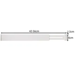 Lot de 4 organiseurs réglables pour tiroir / Bois blanc