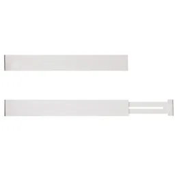 Lot de 4 organiseurs réglables pour tiroir / Bois blanc