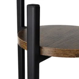 Porte-plantes FOREST / Noir – bois