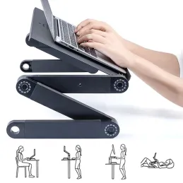 Support réglable pour ordinateur ALPINE / Noir mat