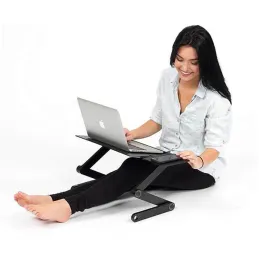 Support réglable pour ordinateur ALPINE / Noir mat