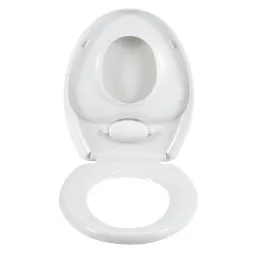 Abattant WC avec adaptateur pour enfants FAMILY / Blanc
