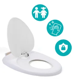Abattant WC avec adaptateur pour enfants FAMILY / Blanc