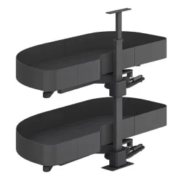 Étagère d’angle coulissante THANOS XXL avec amortissement / Anthracite