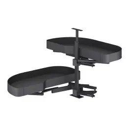 Étagère d’angle coulissante THANOS XXL avec amortissement / Anthracite
