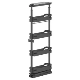 Pied alimentaire THANOS 1259 - 1659 mm avec amortissement / Anthracite