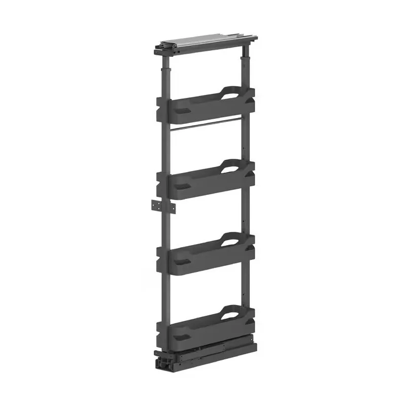 Pied alimentaire THANOS 1259 - 1659 mm avec amortissement / Anthracite