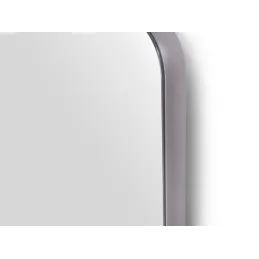 Miroir coulissant et pivotant pour armoire QUARTZ / Aluminium