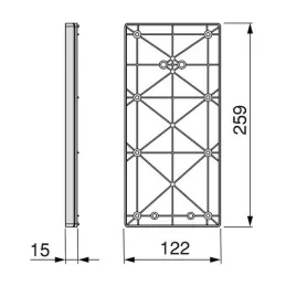 Sous-verres pour cintre SWAY – 2 pièces / Titane