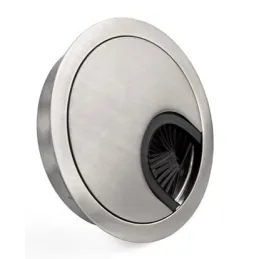 Passe-câbles LINDA 60 / nickel brossé