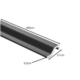 Joint autocollant pour fenêtres et portes 4000 mm / Noir