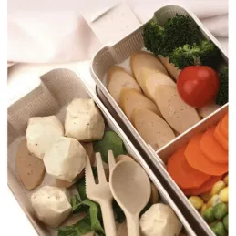 Boîte à petit-déjeuner avec couverts EAT / Crème