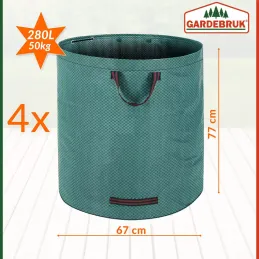 Sac de jardin XXL pour déchets / 280 L