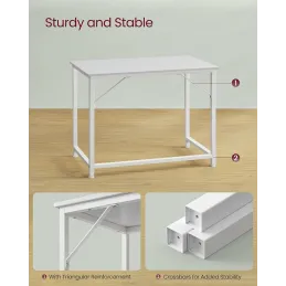 Bureau LUGANO 1000 x 500 / Blanc