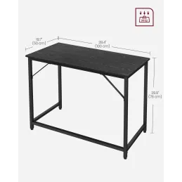 Bureau LUGANO 1000 x 500 / Noir