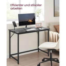 Bureau LUGANO 1000 x 500 / Noir