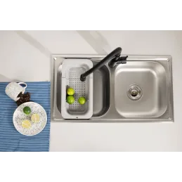 Égouttoir pour évier de cuisine SADIA / Blanc