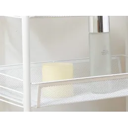 Desserte de rangement à roulettes ELEGAN / Blanc mat