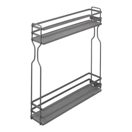 Panier coulissant ECONOM PUSH (ouverture sans poignée) / Anthracite