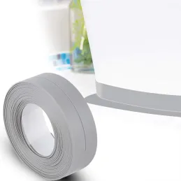 Joint autocollant pour cuisine et salle de bains 2,2 m / Gris