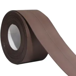 Joint autocollant pour cuisine et salle de bain, 2,2 m / Marron