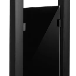 Porte-papier toilette avec brosse AXIAN / Noir mat