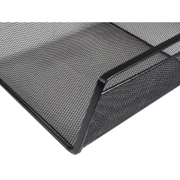 Panier métallique sous étagère PRACTICAL / Noir mat