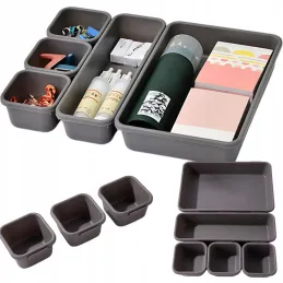 Set 8 organisateurs de tiroir PARAMON / Anthracite