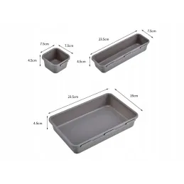 Set 8 organisateurs de tiroir PARAMON / Anthracite