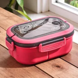 Lunch box avec couverts LUNCH / Rose