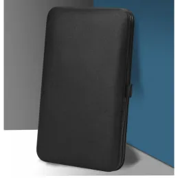 Set de manucure professionnel de 12 pièces / Noir mat